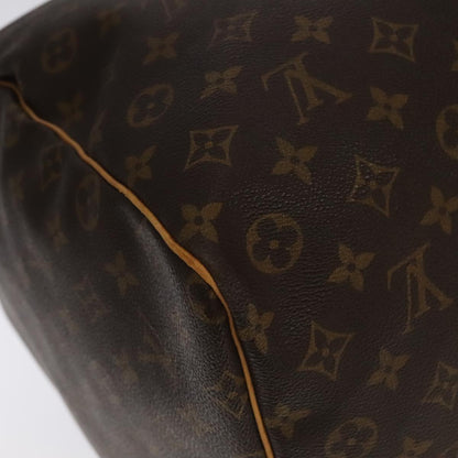 Louis Vuitton Keepall 60, Brown, Canvas, travel