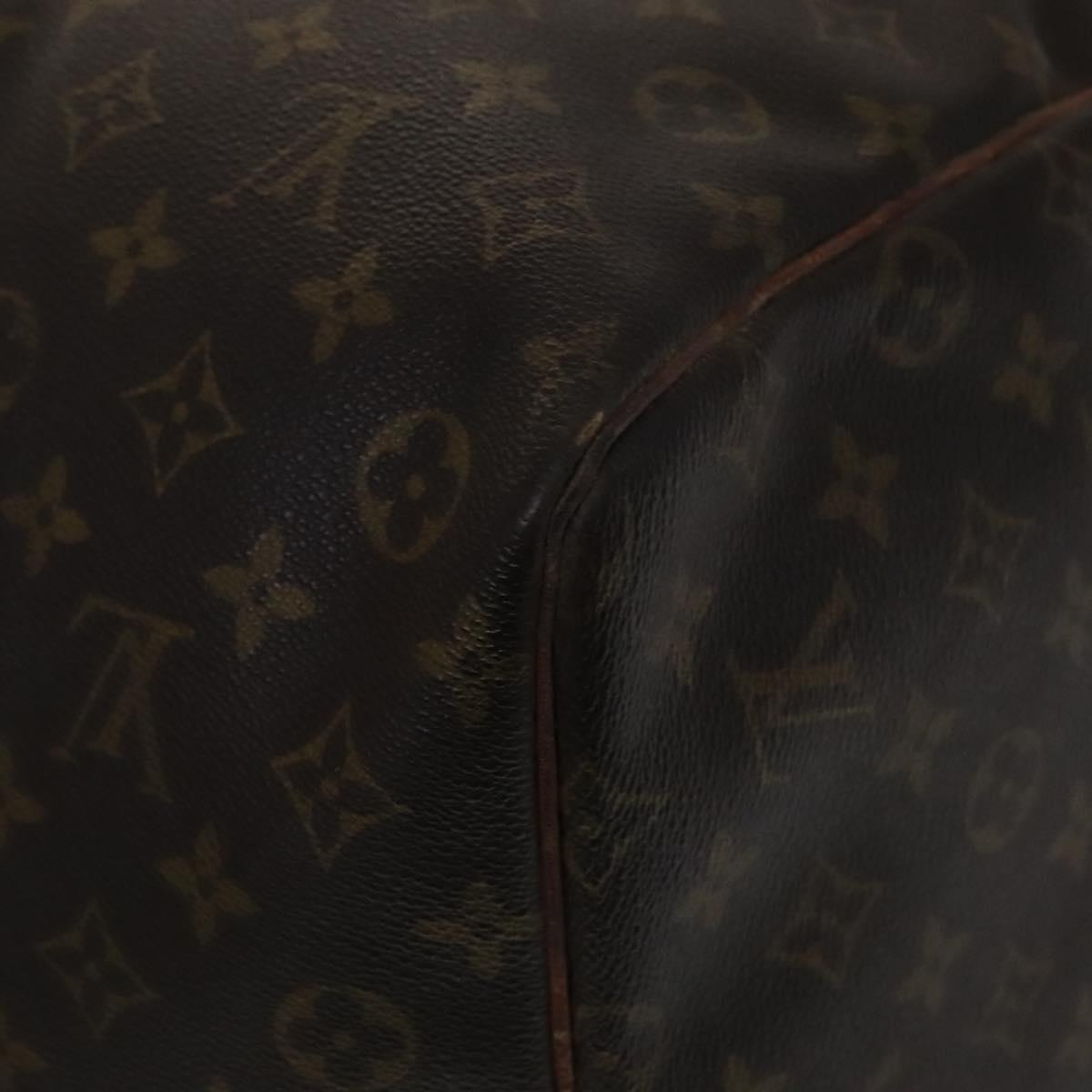 Louis Vuitton Keepall 60, Brown, Canvas, travel