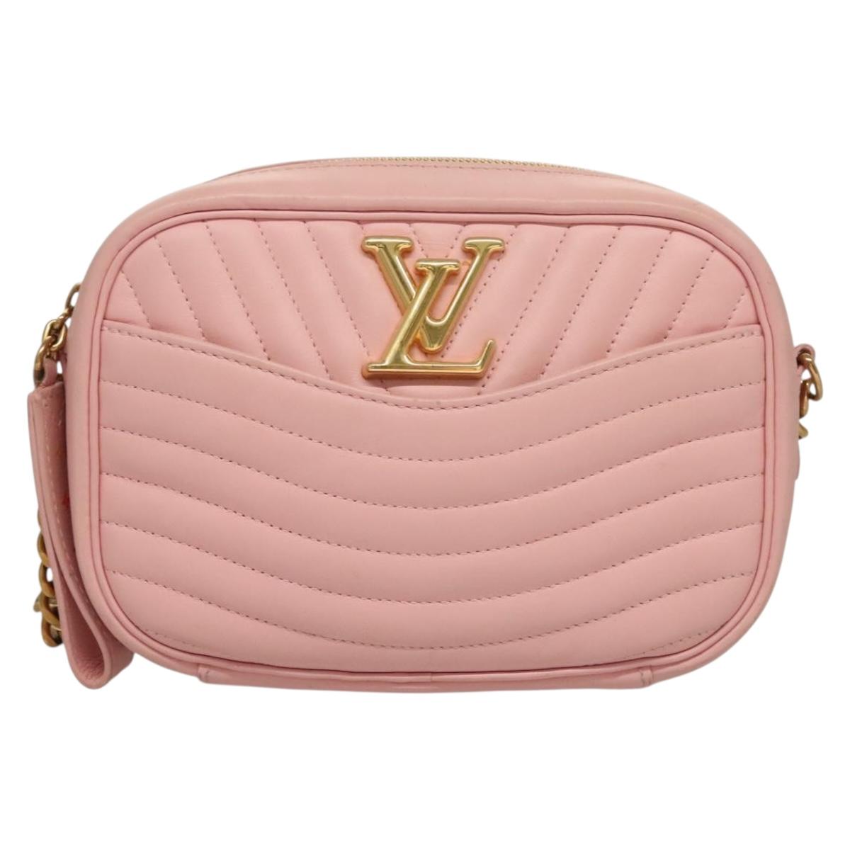 Louis Vuitton New Wave, Pink, Leather, shoulder