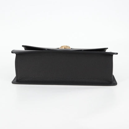 Versace Medusa, Black, Leather, handbag