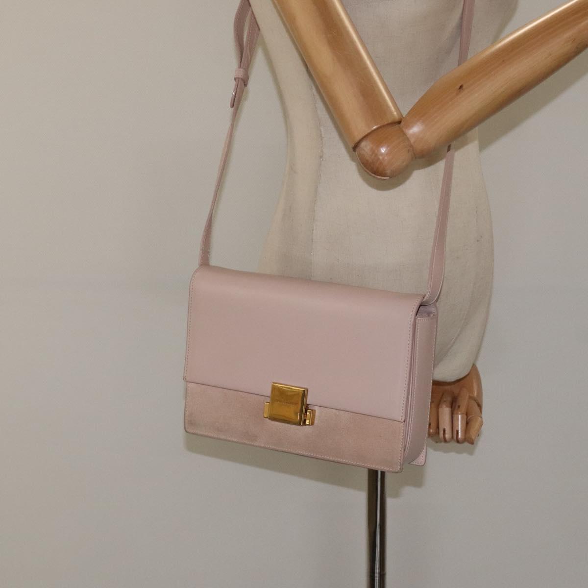 Yves Saint Laurent, Pink, Leather, shoulder