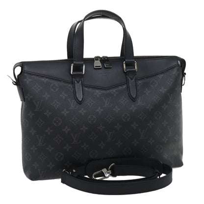 Louis Vuitton Explorer Tote Monogram Eclipse Canvas, BLACK, CANVAS, Tote bag