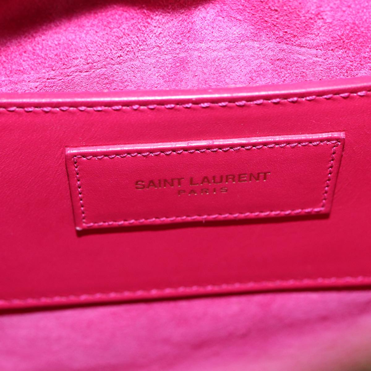 Yves Saint Laurent, Red, Leather, handbag
