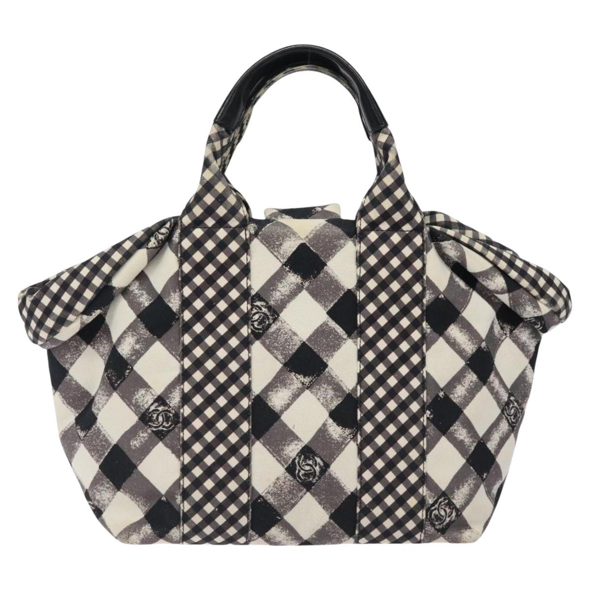 Chanel, Black, Canvas, handbag
