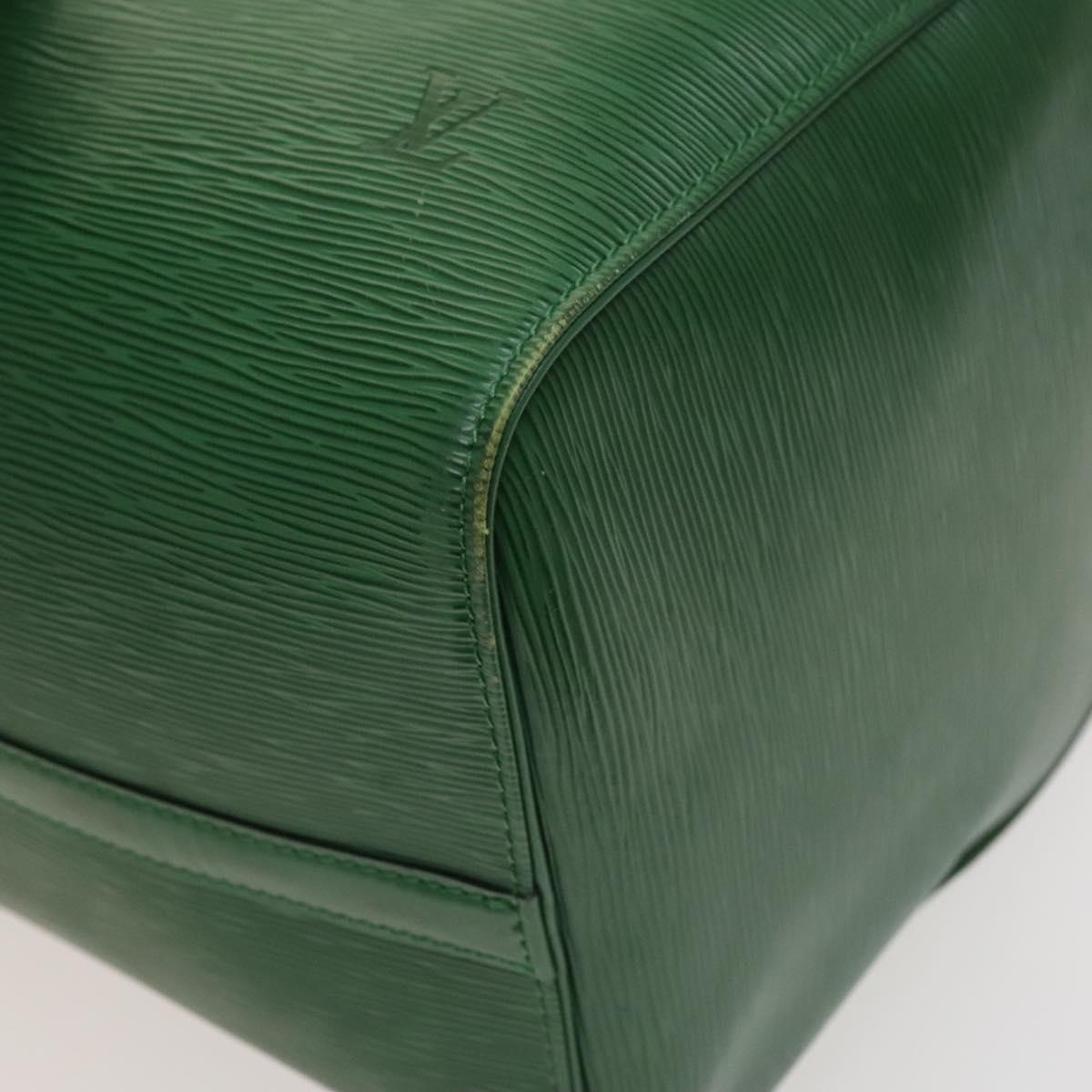 Louis Vuitton Keepall 50, Green, Leather, travel