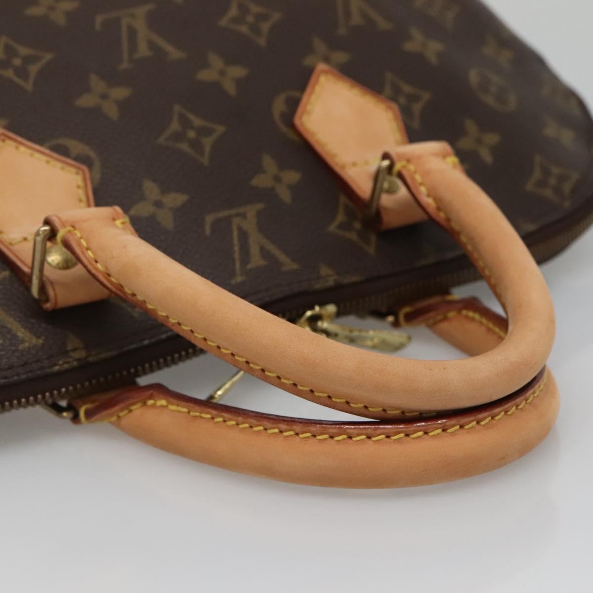 Louis Vuitton Alma, Brown, Canvas, handbag