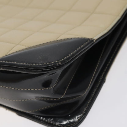 Chanel Chocolate bar, White, Leather, tote