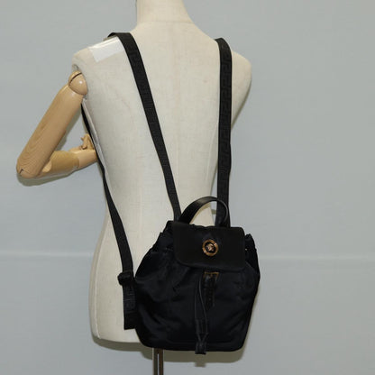 Versace Medusa, Black, NYLON, backpack