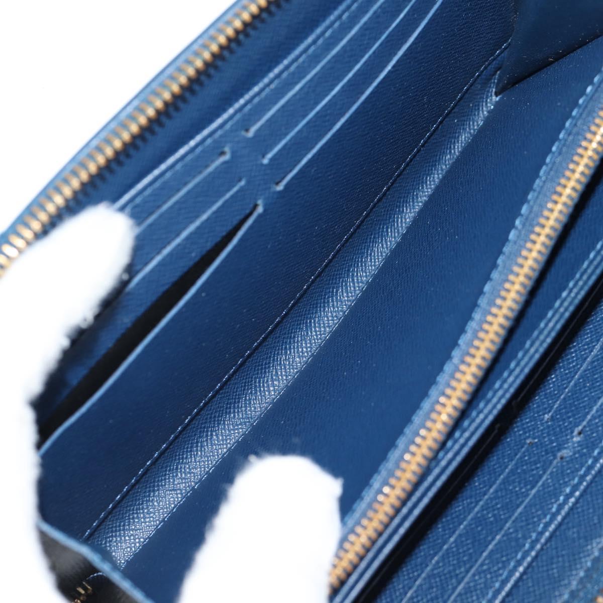 Louis Vuitton Zippy, Blue, Denim - Jeans, wallet