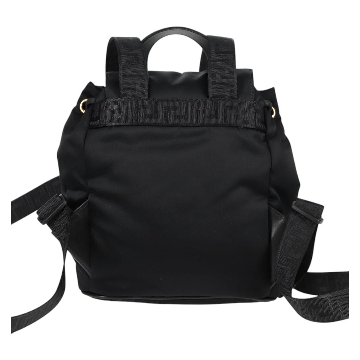 Versace Medusa, Black, NYLON, backpack
