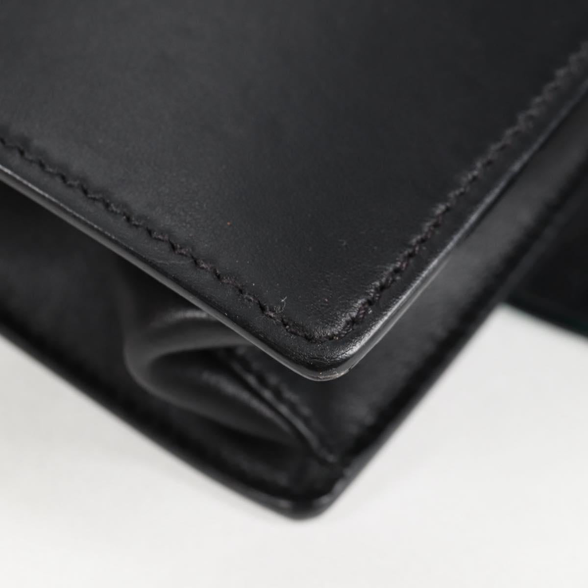 Prada Ribbon, Black, Leather, shoulder