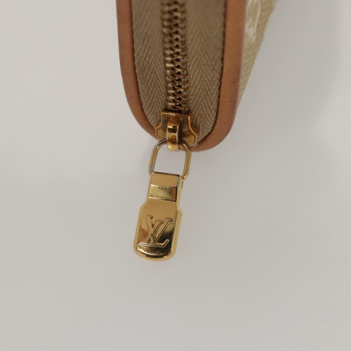 Louis Vuitton Zippy coin purse, Beige, Canvas, wallet