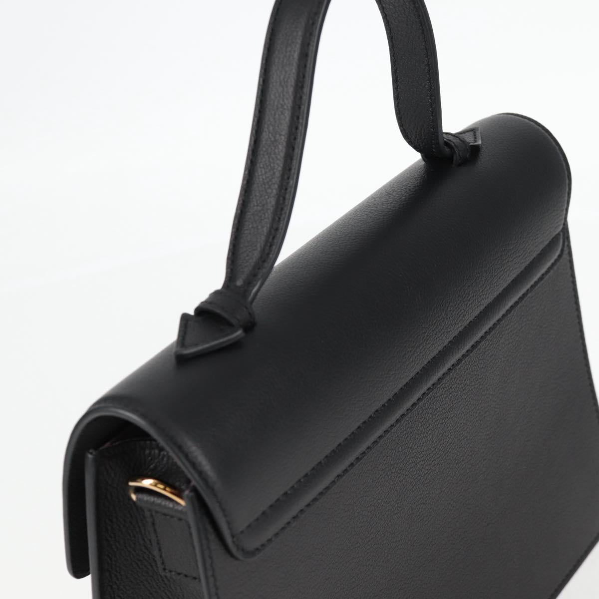 Versace Medusa, Black, Leather, handbag