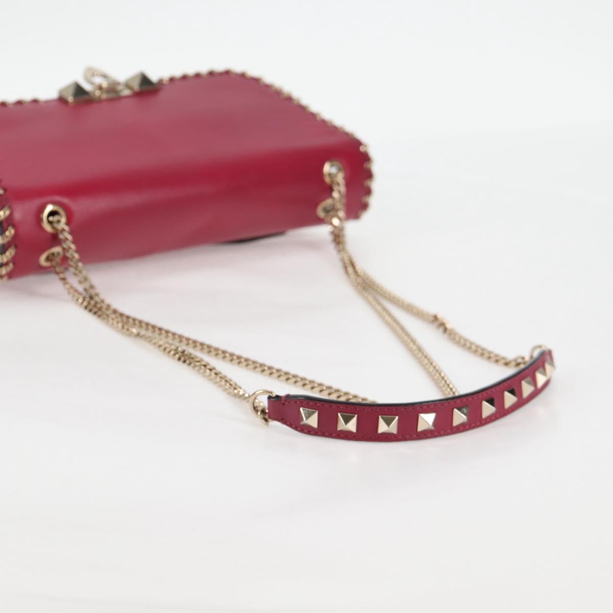 Valentino Garavani Demilune, Pink, Leather, shoulder
