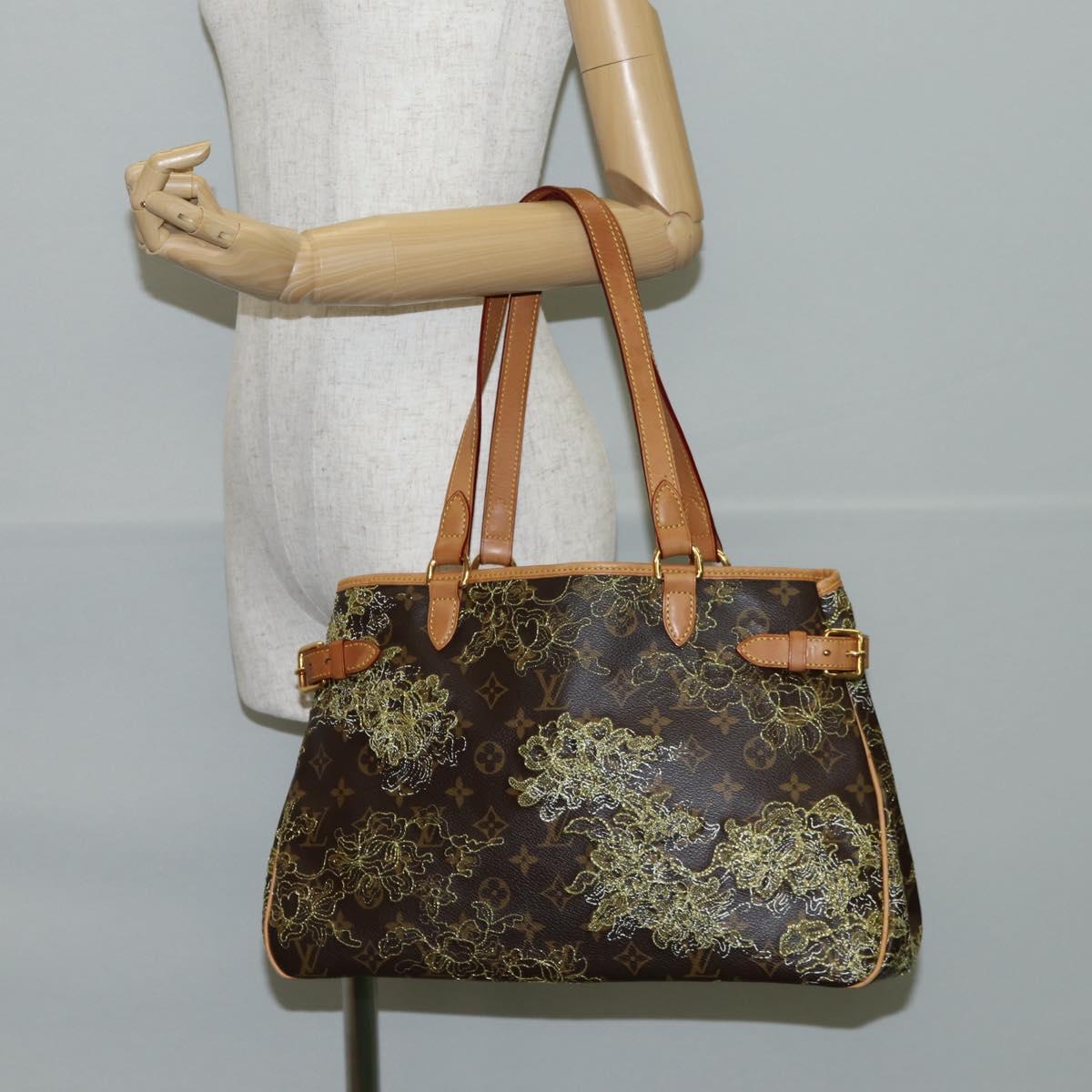 Louis Vuitton Batignolles Horizontal, Brown, Canvas, tote