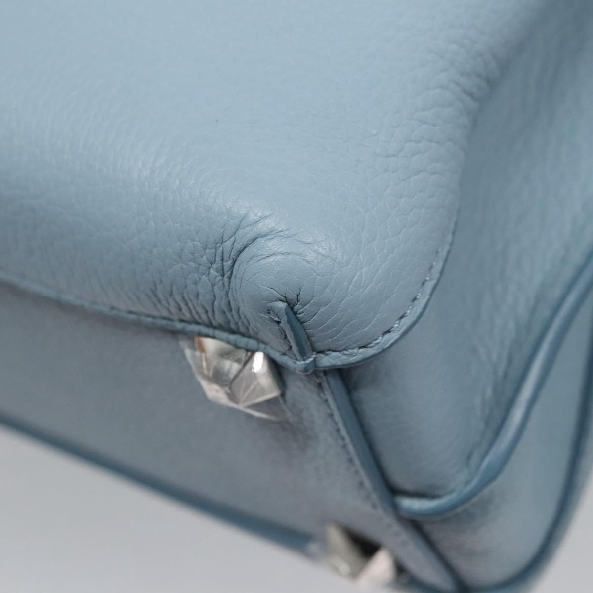 MCM Milla, Blue, Leather, handbag