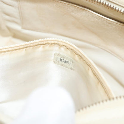 Chanel, White, Leather, shoulder