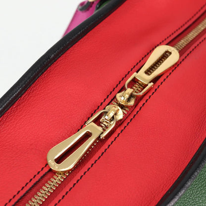 Loewe Amazona, Green, Leather, handbag