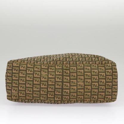 Fendi Zucchino, Khaki, Canvas, handbag
