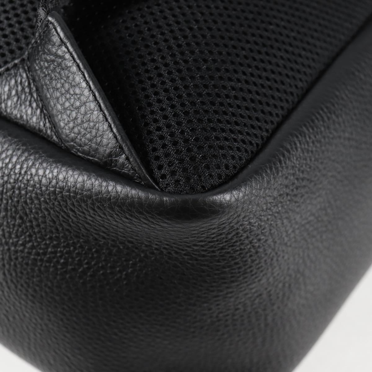 Versace Medusa, Black, Leather, backpack