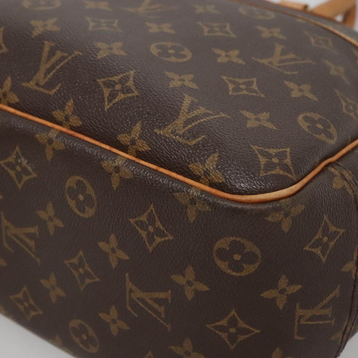 Louis Vuitton Deauville Handbag Monogram Canvas, BROWN, CANVAS, Handbag