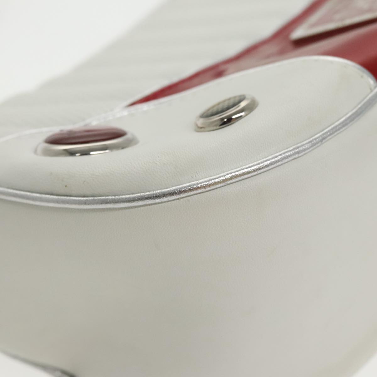 Dior Cadillac, White, Leather, shoulder