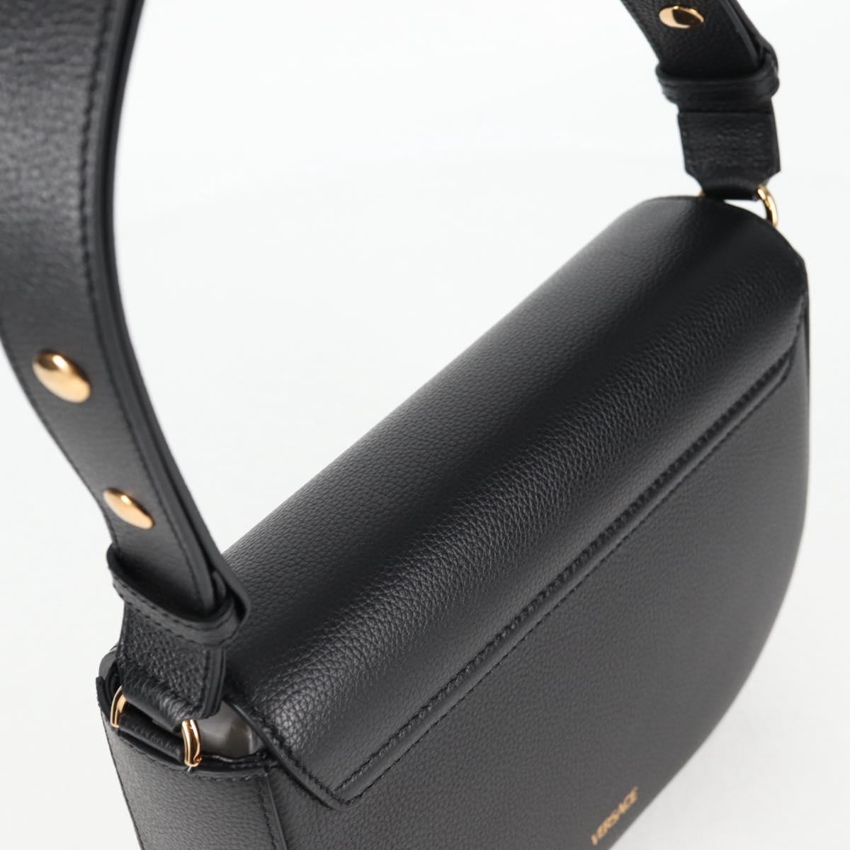 Versace Medusa, Black, Leather, shoulder