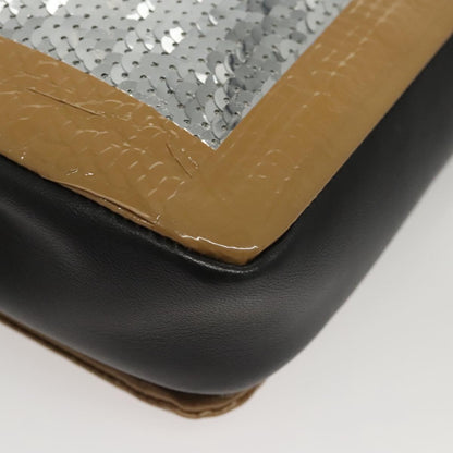 Burberry Lola, Silver, Leather, shoulder