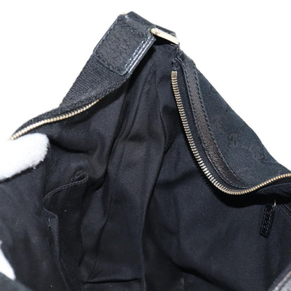 Gucci GG canvas, Black, Canvas, shoulder