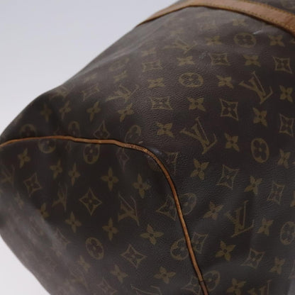 Louis Vuitton Keepall 55, Brown, Canvas, travel