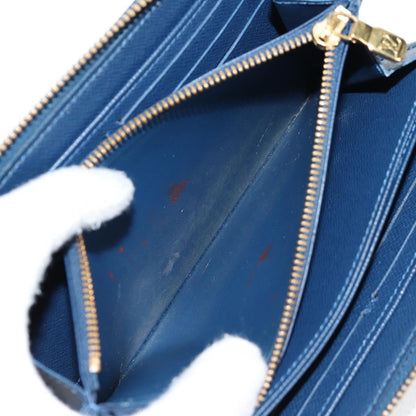 Louis Vuitton Zippy, Blue, Denim - Jeans, wallet