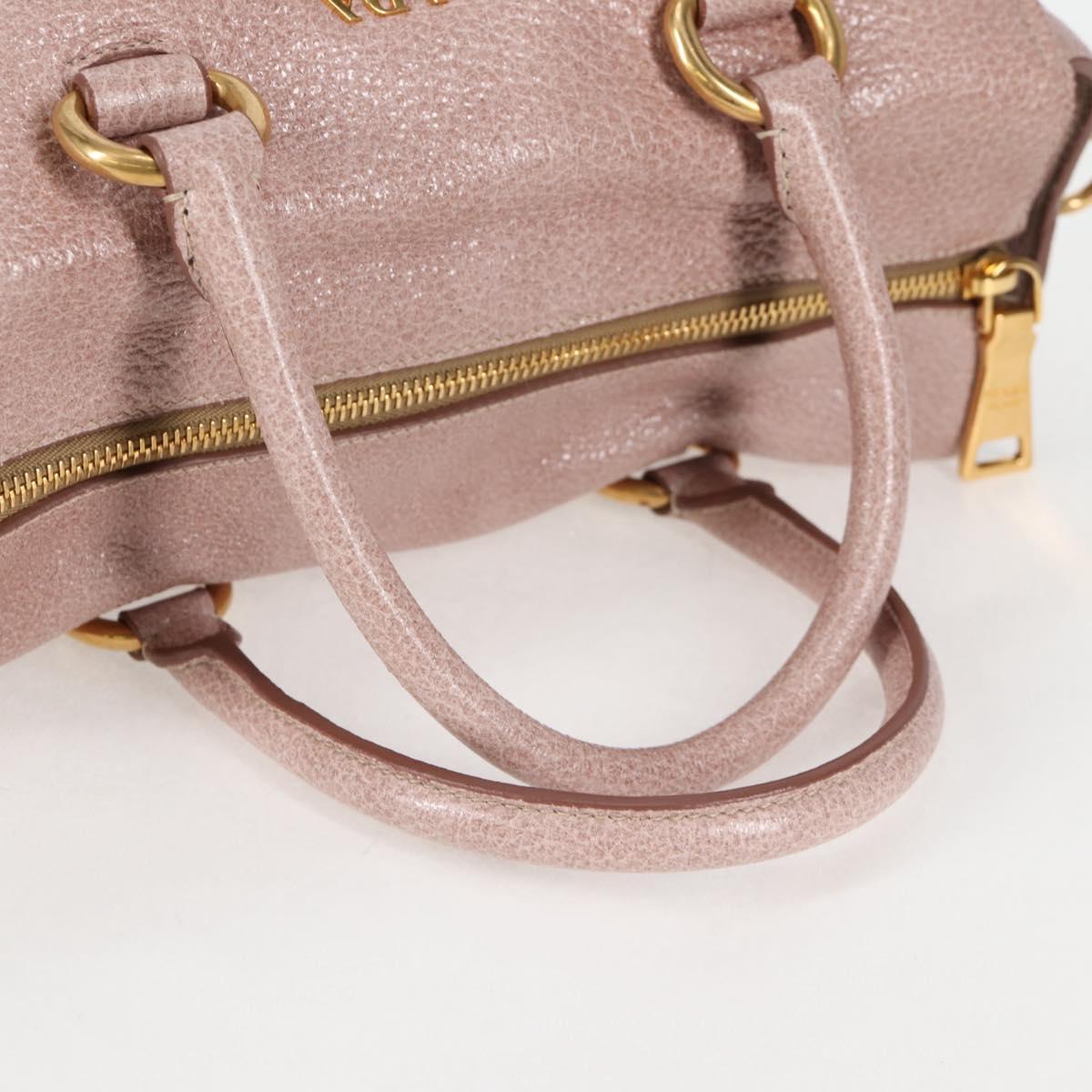 Prada Vitello, Pink, Leather, handbag