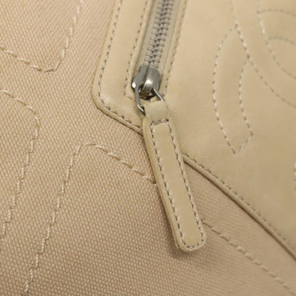 Chanel Numero 5, Beige, Canvas, tote