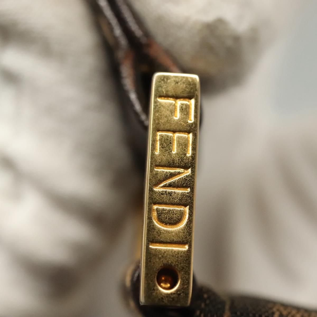 Fendi Zucca, "BEIGE, BROWN", Canvas, shoulder