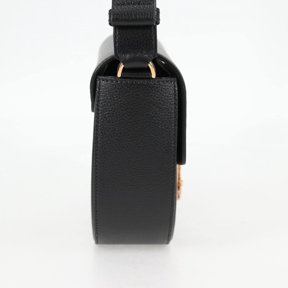 Versace Medusa, Black, Leather, shoulder