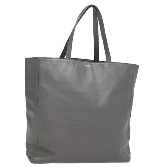 Saint Laurent Reversible, Grey, Leather, tote