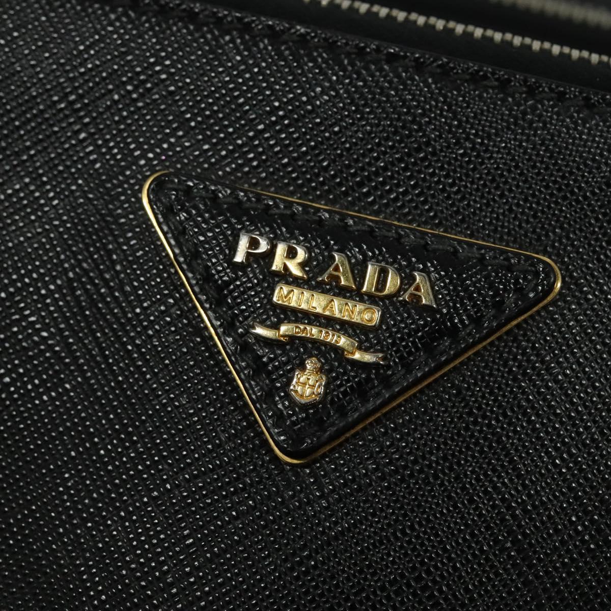 Prada Galleria, Black, Leather, handbag