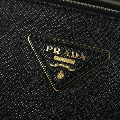 Prada Galleria, Black, Leather, handbag