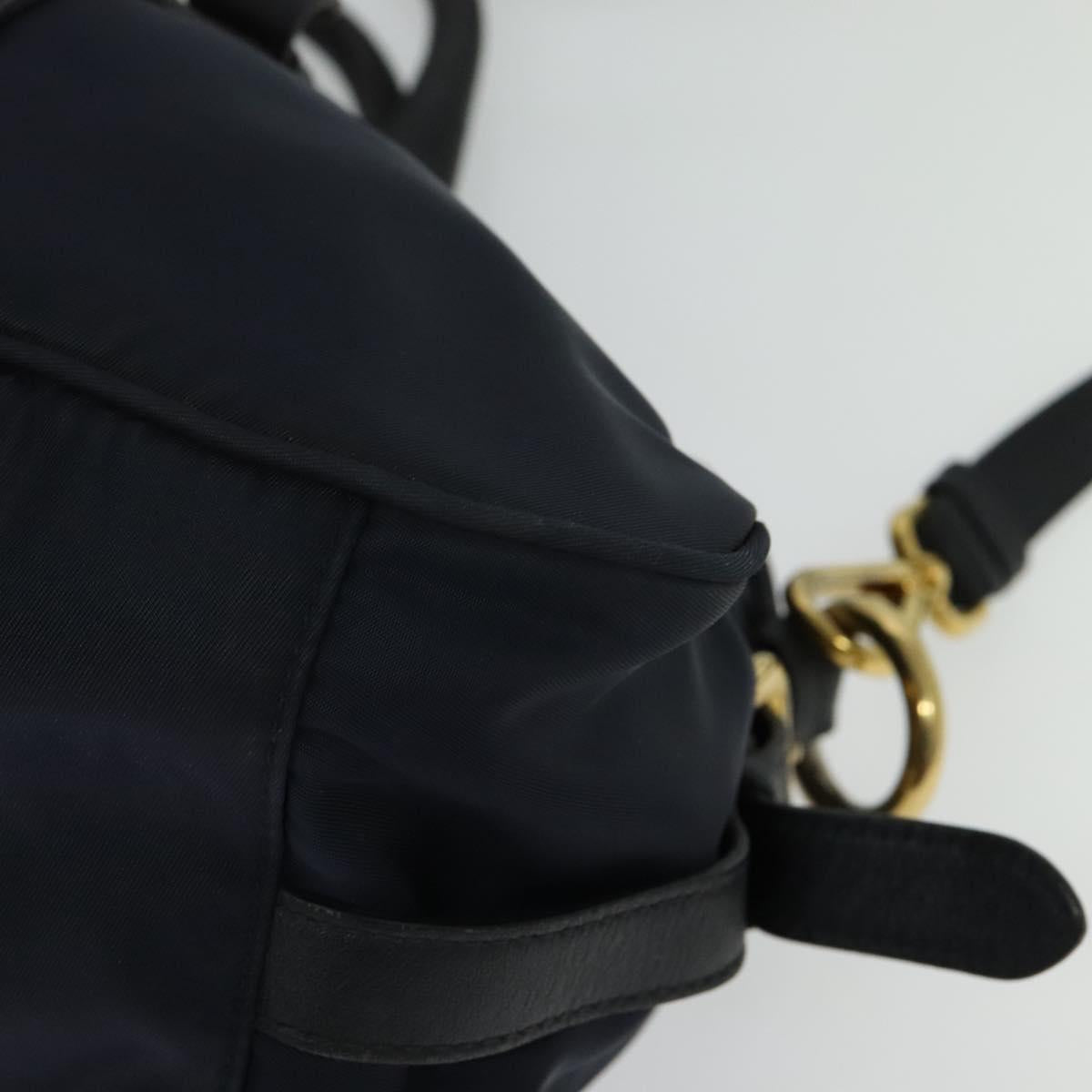 Prada Tessuto, Navy, NYLON, handbag