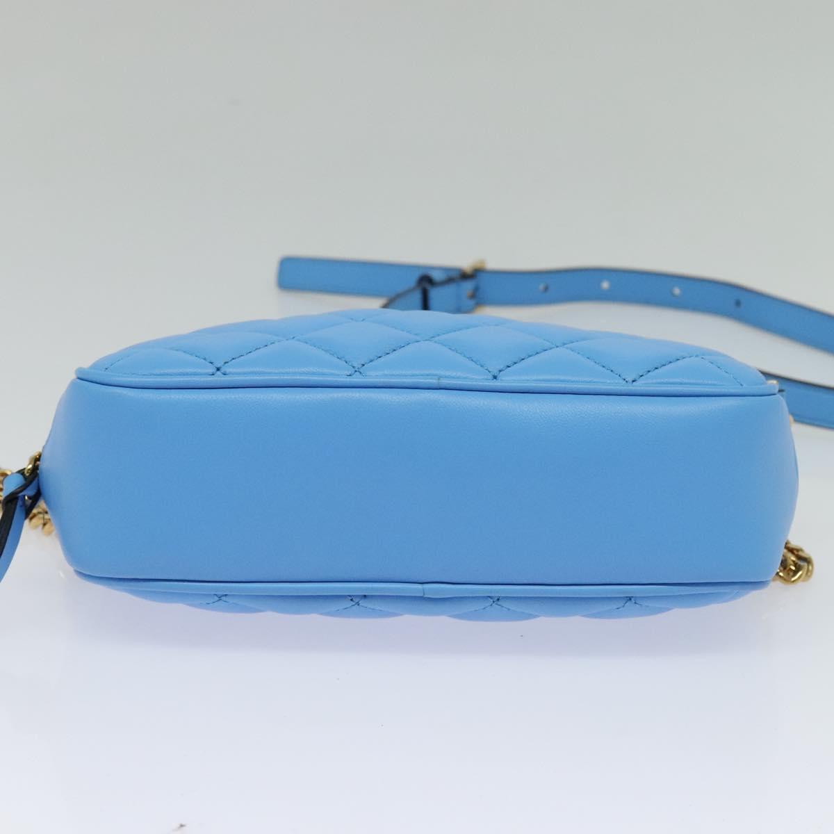 Versace Medusa, Blue, Leather, shoulder