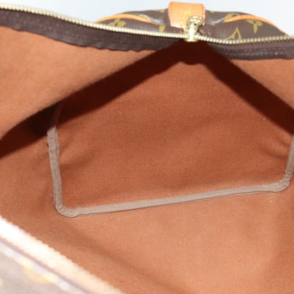 Louis Vuitton Keepall 60, Brown, Canvas, travel