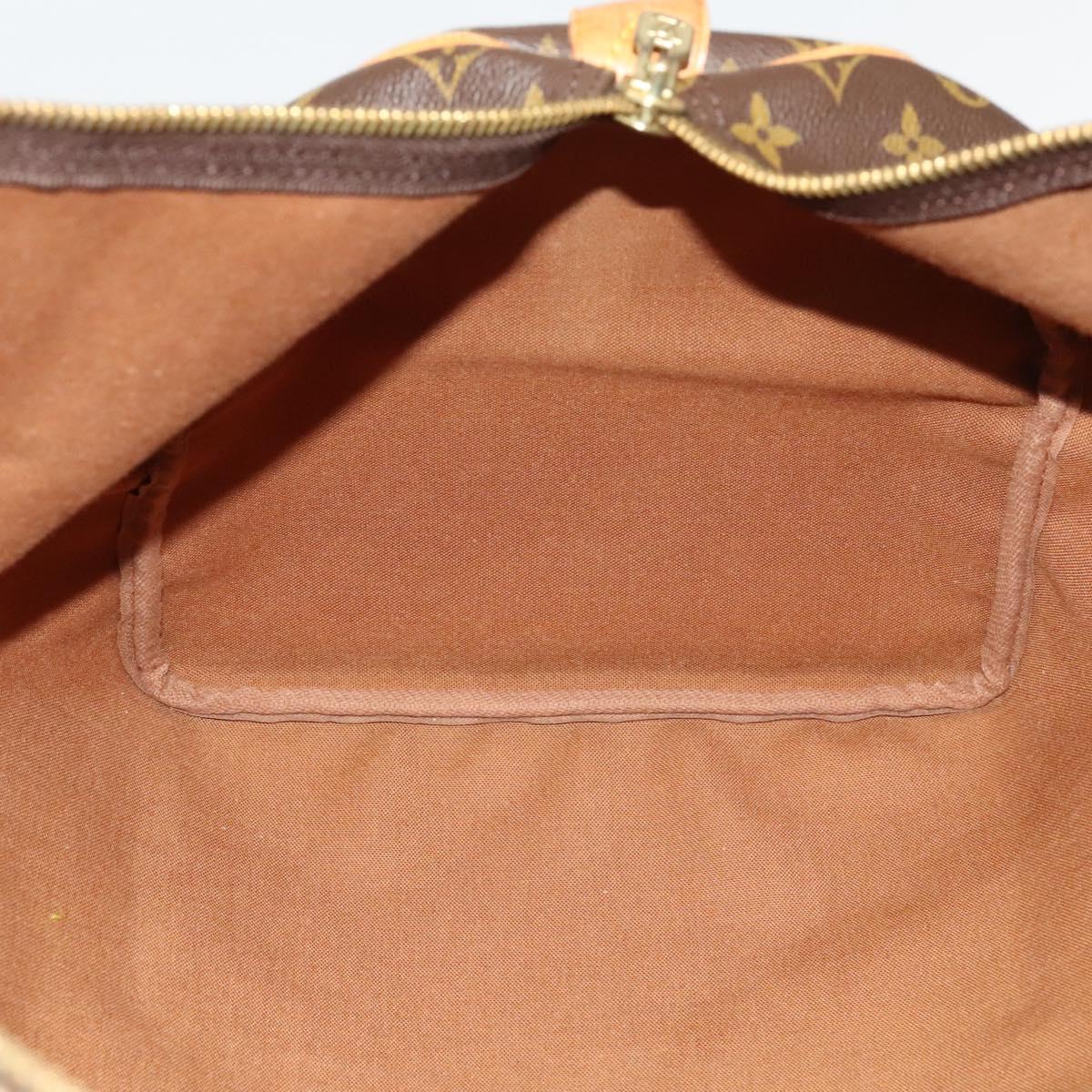 Louis Vuitton Keepall 55, Brown, Canvas, travel