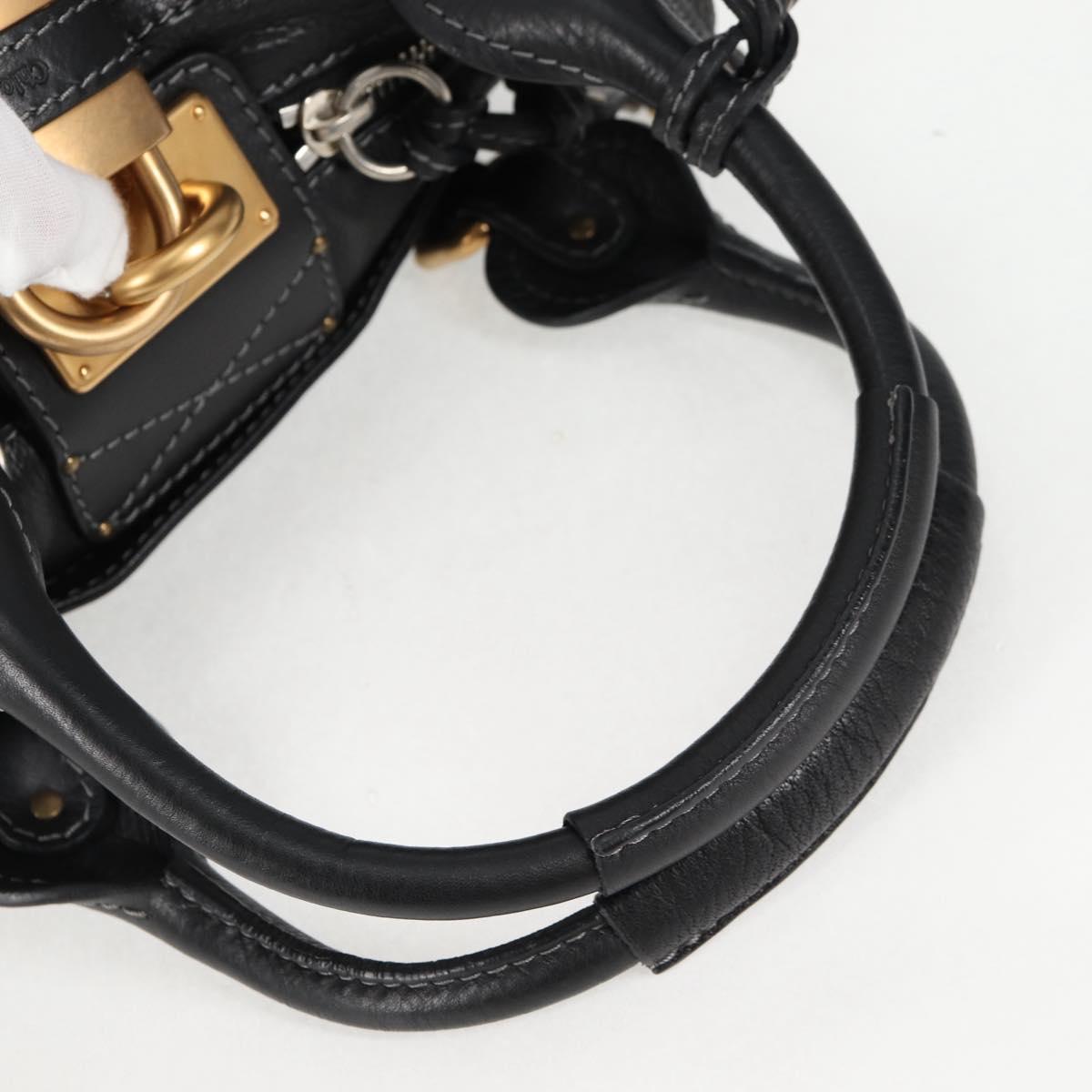 Chloé Paddington, Black, Leather, handbag