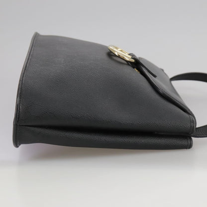 Dior Honeycomb, Black, Leather, shoulder