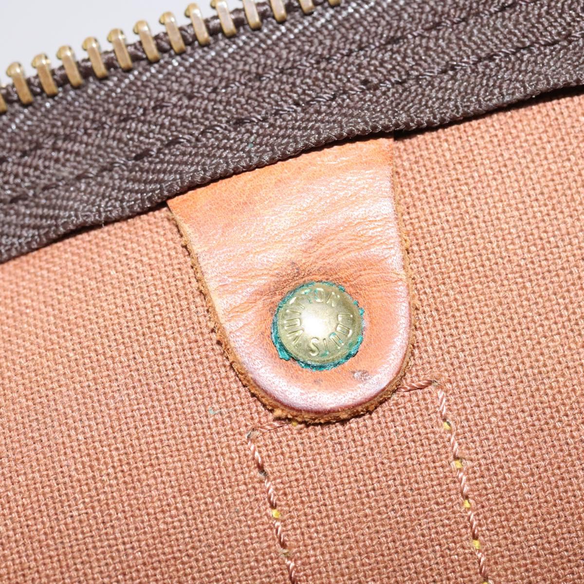 Louis Vuitton Keepall 55, Brown, Canvas, travel