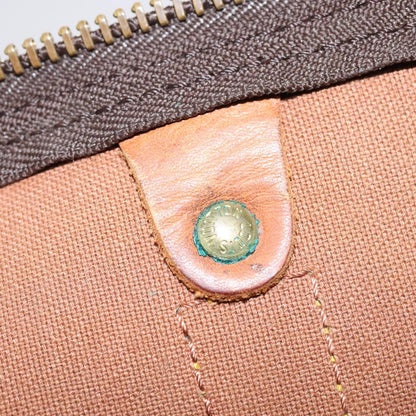 Louis Vuitton Keepall 55, Brown, Canvas, travel
