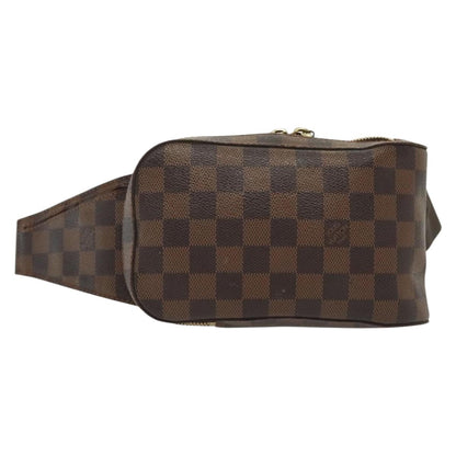 Louis Vuitton Geronimos, Brown, Canvas, clutch