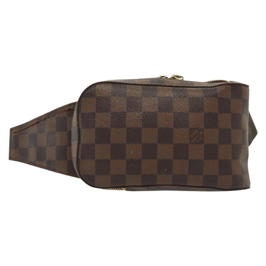Louis Vuitton Geronimos, Brown, Canvas, clutch