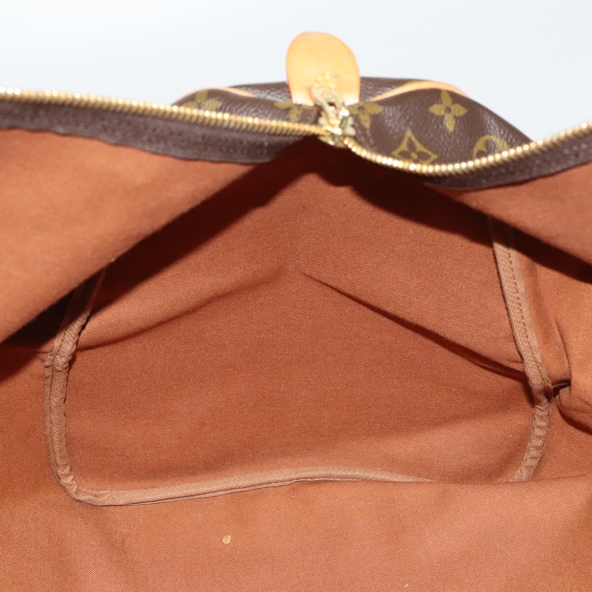 Louis Vuitton Keepall 60, Brown, Canvas, travel