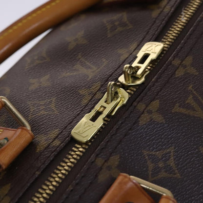 Louis Vuitton Keepall 60, Brown, Canvas, travel